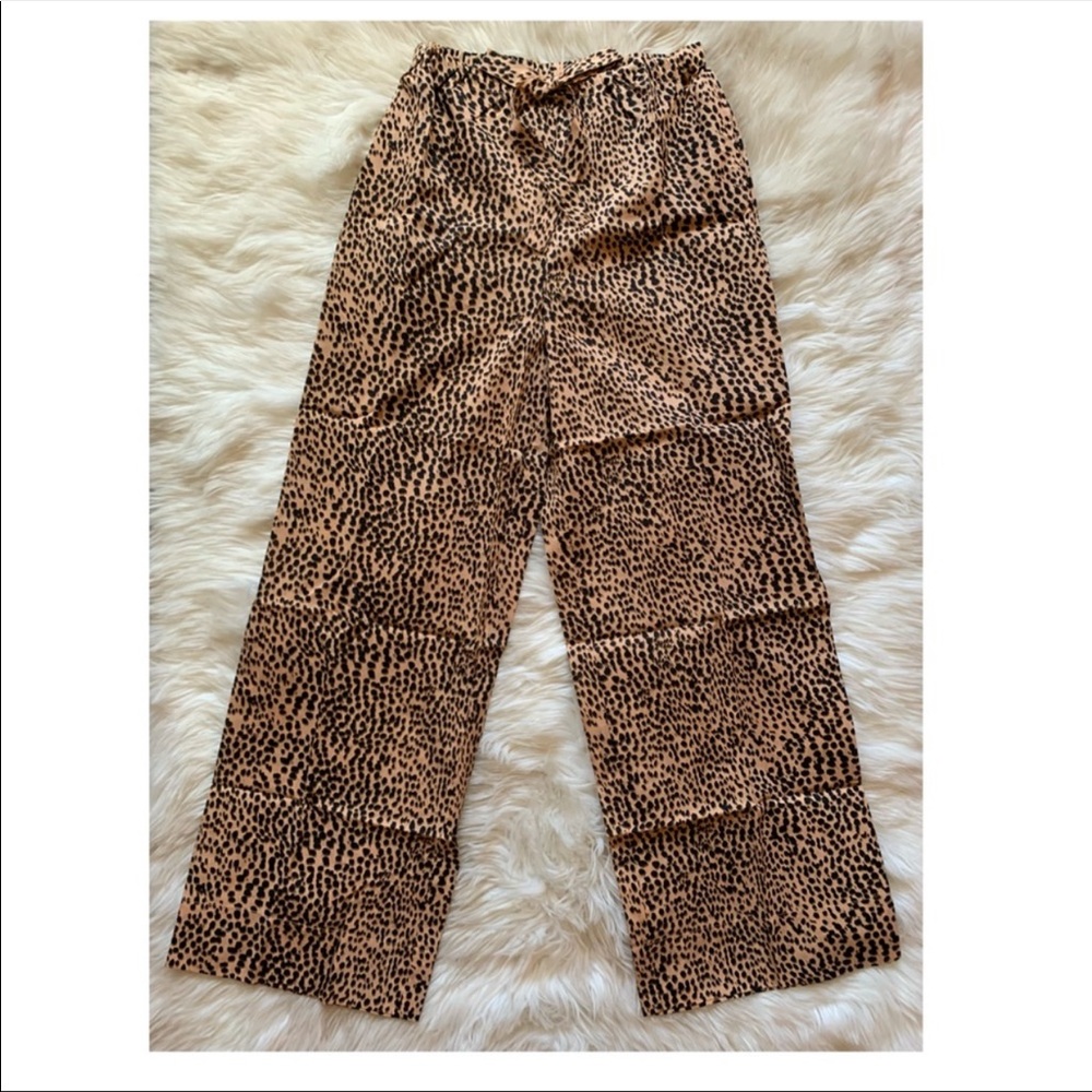 New! ULLA JOHNSON Ivy Cheetah Animal Print PJ Set - Picture 12 of 16